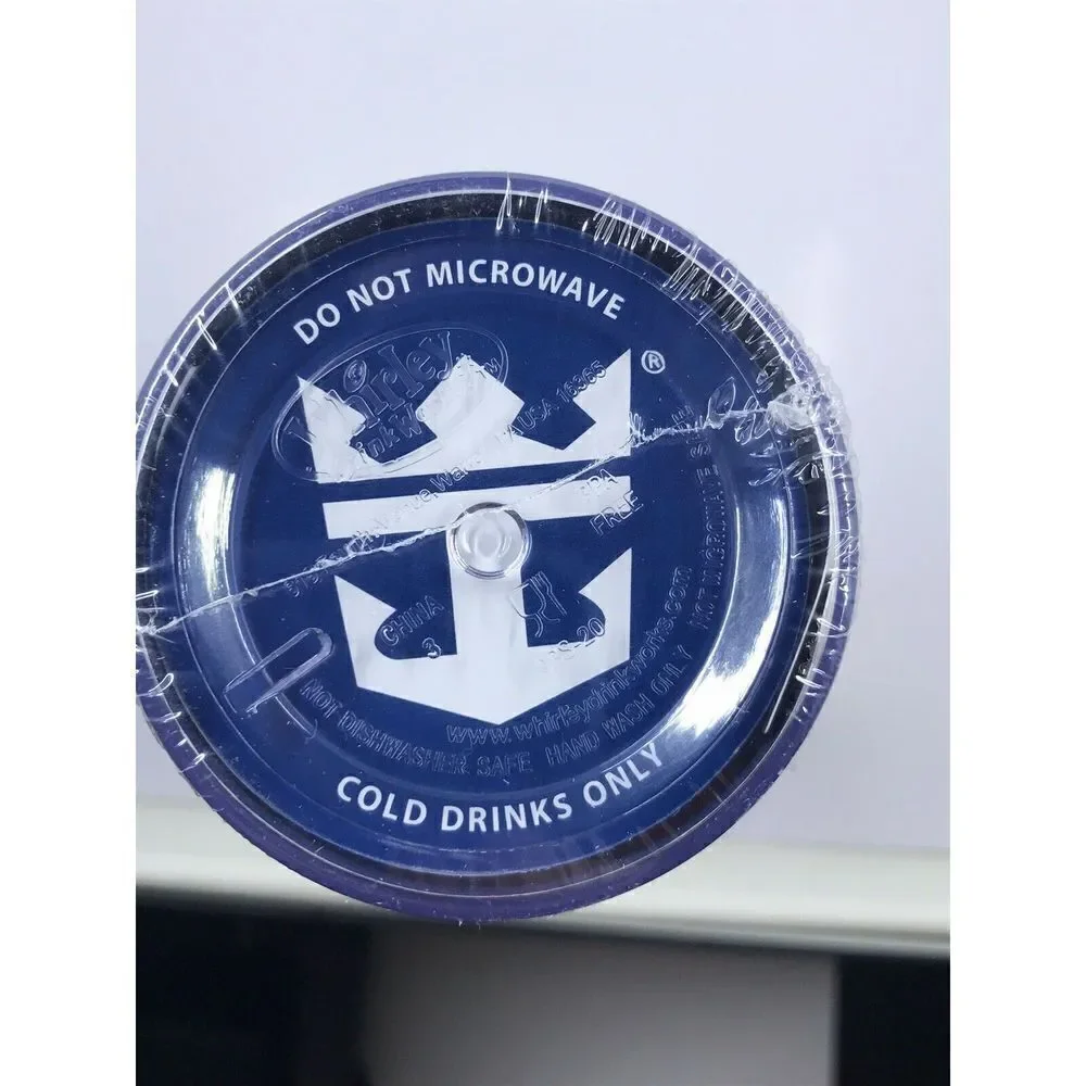 NEW 2015 Royal Caribbean Coca Cola Soda Cup Tumbler w/ Lid *Sealed*